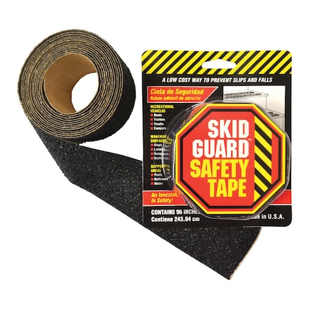 Skid Guard Skid Guard Black Anti-Slip Tape 2 in. W X 8 ft. L 1 pk 61202